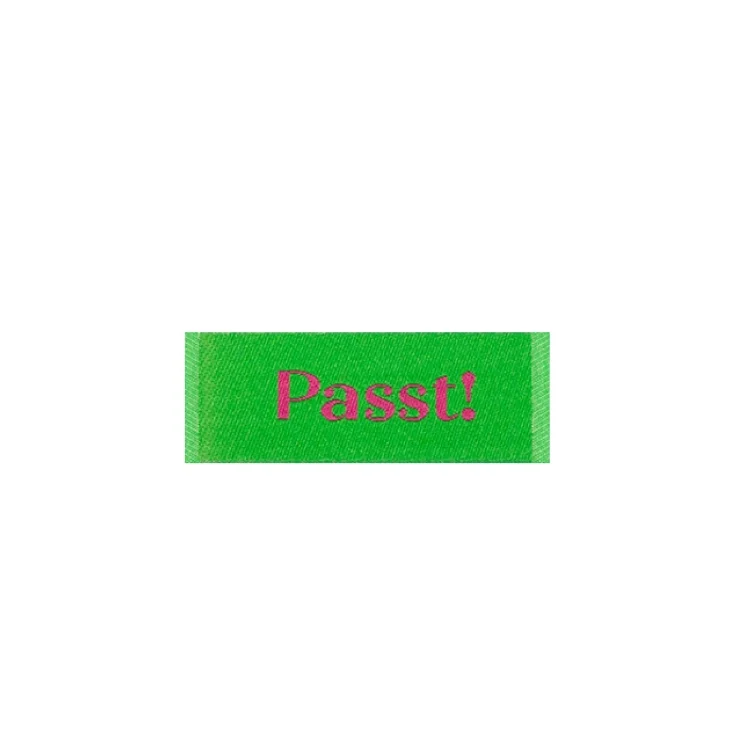 Webetikett Passt!, grün