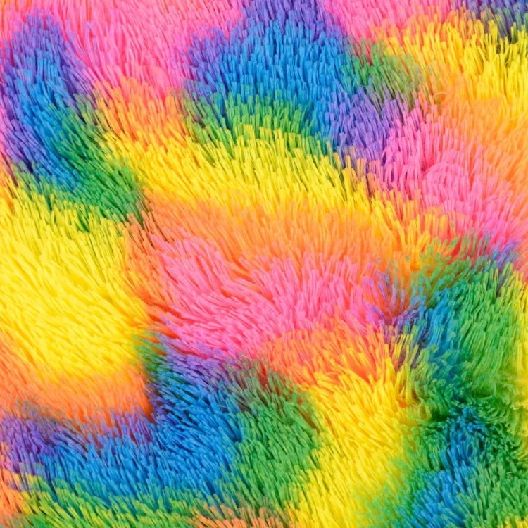 Zottelplüsch Rainbow Camouflage