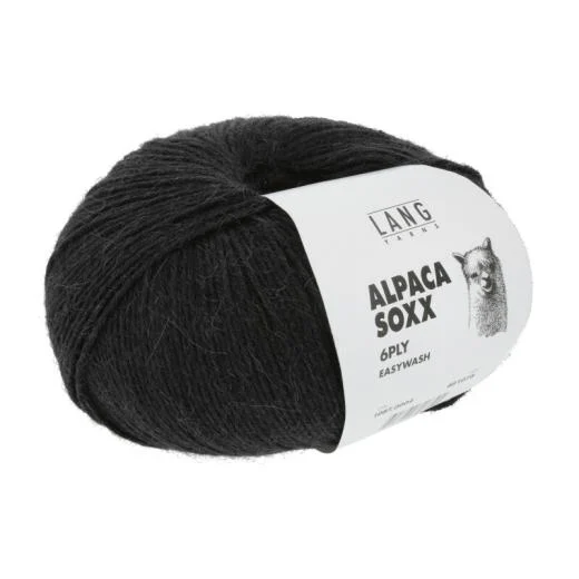 Alpaca Soxx 6-fach Lang Yarns - schwarz (0004)