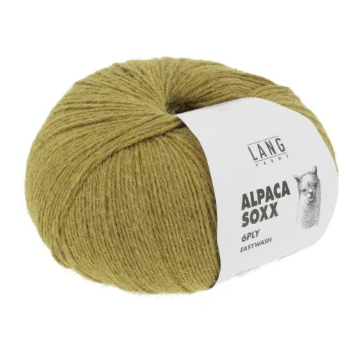 Alpaca Soxx 6-fach Lang Yarns - dunkelgelb mélange (0013)