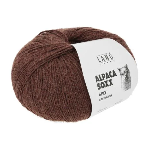 Alpaca Soxx 6-fach Lang Yarns - zimt mélange (0167)