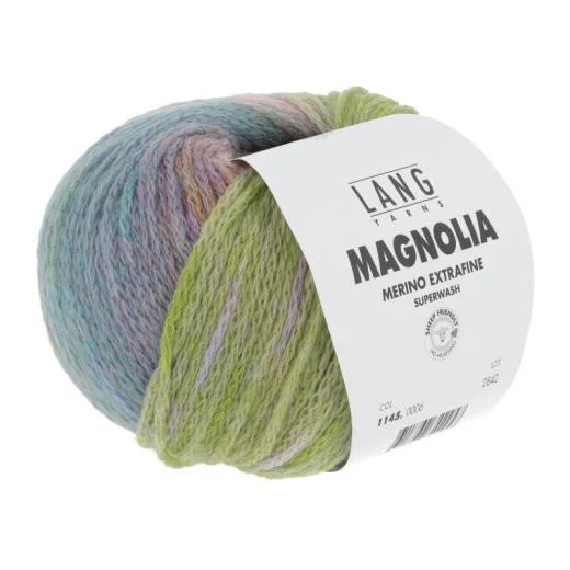 Magnolia Lang Yarns - hellgrün-blau-orange (0006)