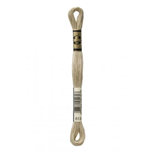 DMC Sticktwist Mouliné Spécial - 613 graubraun sehr hell