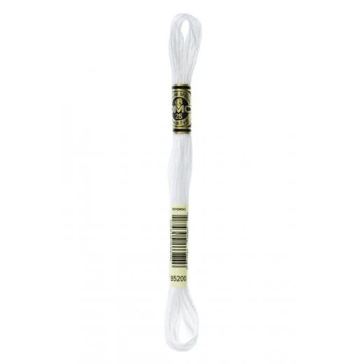 DMC Sticktwist Mouliné Spécial - B5200 schneeweiß