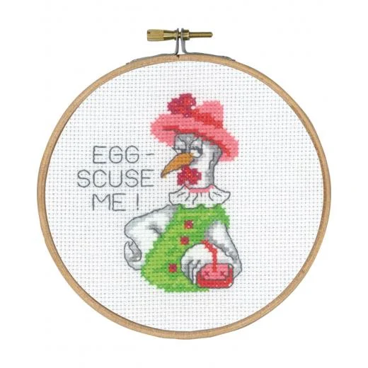 Permin of Copenhagen - Egg-scuse me mit Stickring