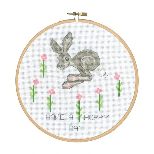 Permin of Copenhagen - Have a hoppy day mit Stickring