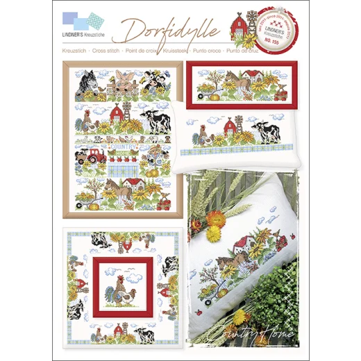 Lindner's Kreuzstiche - Dorfidylle