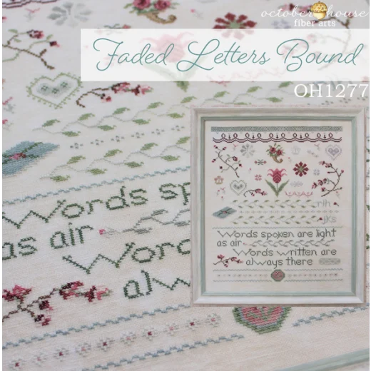 October House Fiber Arts - Faded Letters Bound