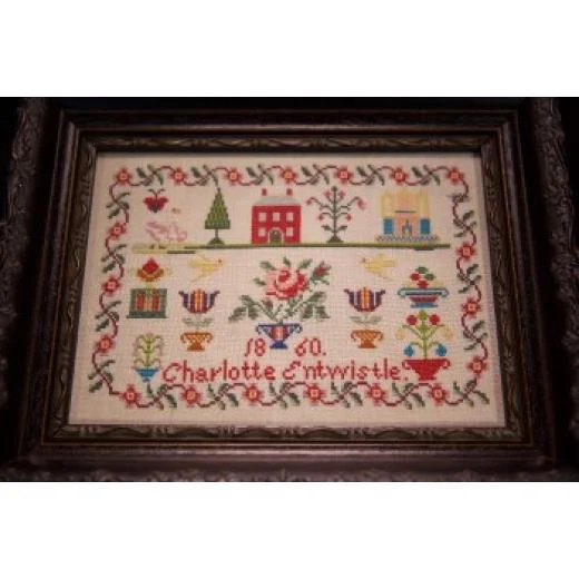 Hands Across The Sea Samplers - Charlotte Entwistle 1860