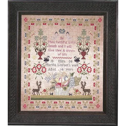 Hands Across The Sea Samplers - Eliza Martha Linfoot 1834