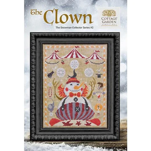 Cottage Garden Samplings - Snowman Collector 2 - The Clown
