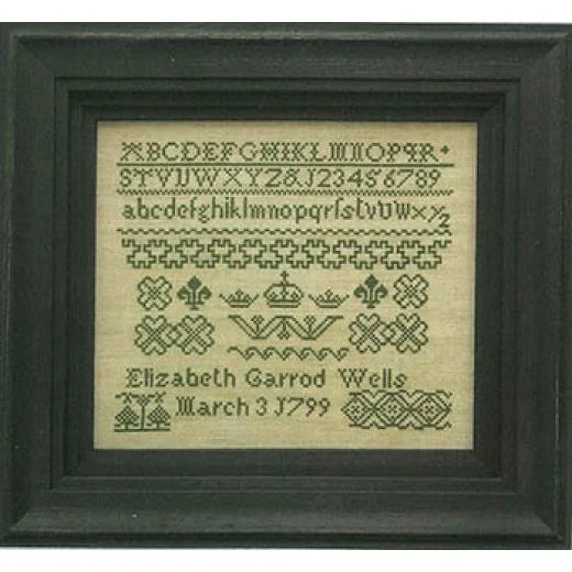Hands Across The Sea Samplers - Elizabeth Garrod 1799
