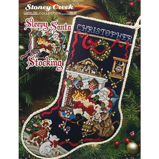 Stoney Creek - Sleepy Santa Stocking