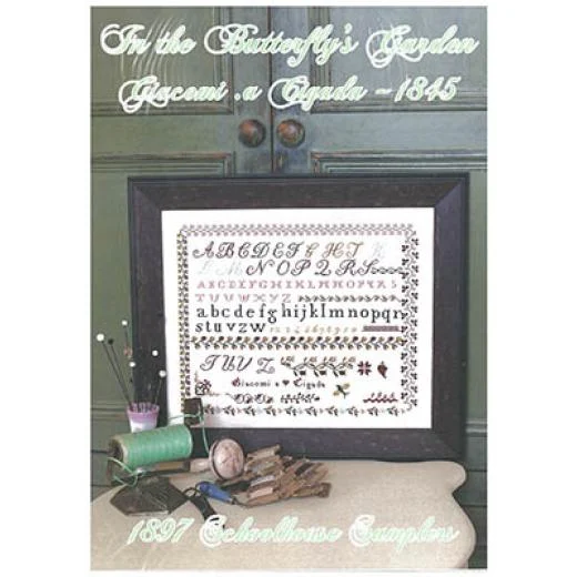 1897 Schoolhouse Samplers - In The Butterfly's Garden