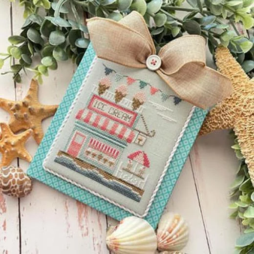 Country Cottage Needleworks - Beach Boardwalk Ice Cream Shop