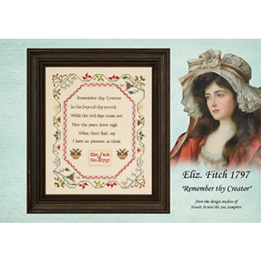 Hands Across The Sea Samplers - Eliz Fitch 1797