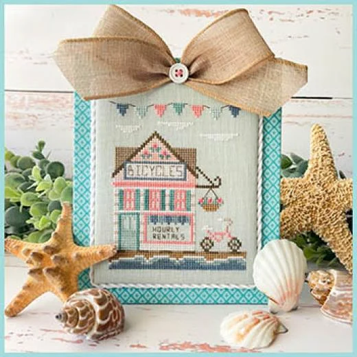 Country Cottage Needleworks - Beach Boardwalk Bike Shop