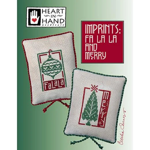 Heart In Hand Needleart - Imprints - Fa La La And Merry