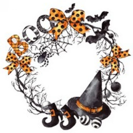 Needle Minder - Halloween Wreath