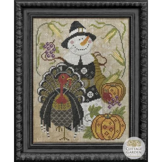Cottage Garden Samplings - Snowman Collector 12 - The Pilgrim