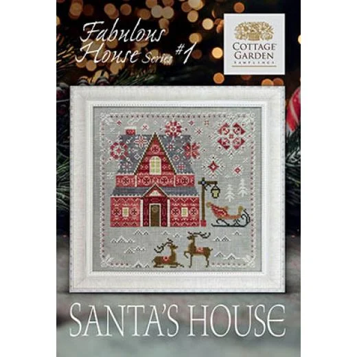 Cottage Garden Samplings - Fabulous House Series 1 - Santa's House