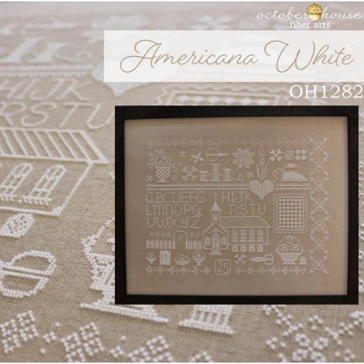 October House Fiber Arts - Americana White