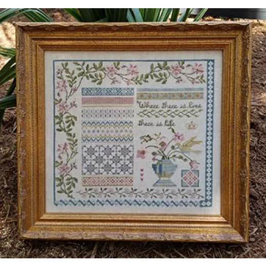 Samplers Not Forgotten - Hummingbird's Garden