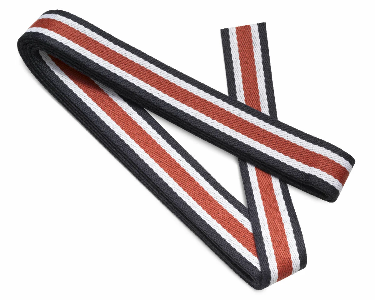 3 m Gurtband für Taschen, 40 mm, Streifen, rotbraun, Prym