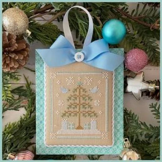 Country Cottage Needleworks - Pastel Collection 8 Frosty Christmas