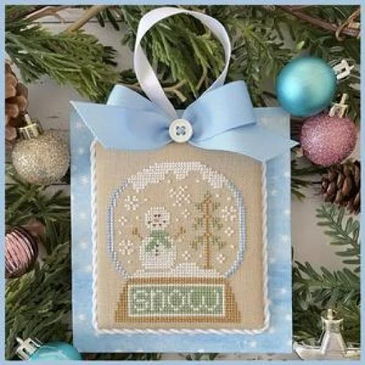 Country Cottage Needleworks - Pastel Collection 4 Snow Globe