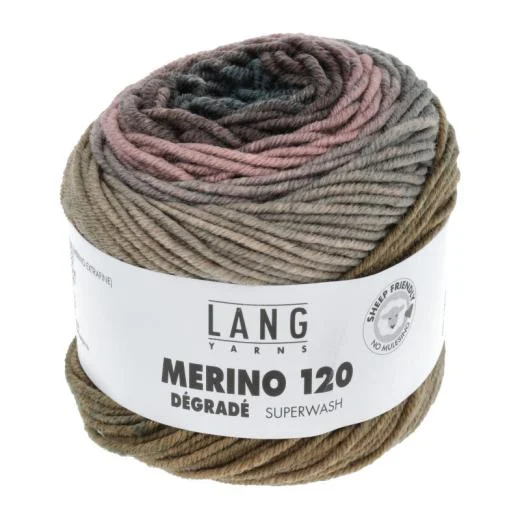 Merino 120 Dégradé Lang Yarns - altrosa-salbei (0006)
