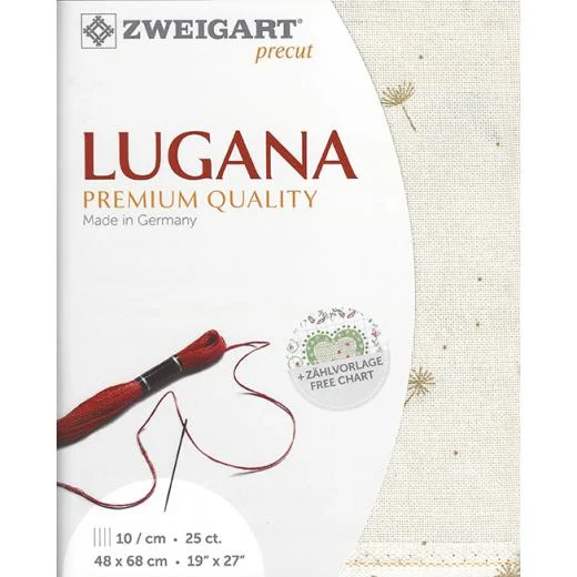 Zweigart Lugana 25ct - 1459 Wish (Precut)