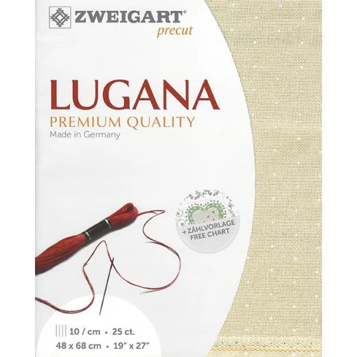 Zweigart Lugana 25ct - 2419 Mini Dots (Precut)