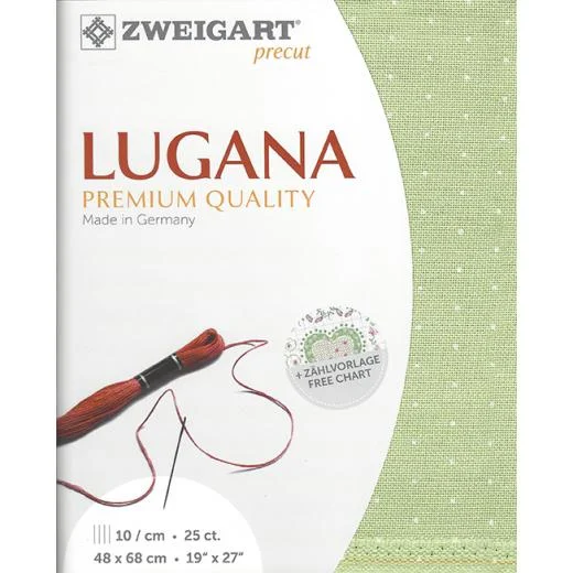 Zweigart Lugana 25ct - 6349 Mini Dots (Precut)