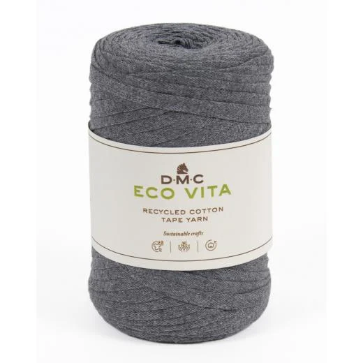 DMC Eco Vita Tape Yarn - dunkelgrau