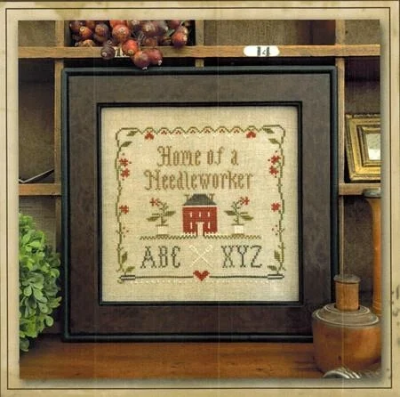 Little House Needleworks - Home of a Needleworker Squared mit Stickgarn (Ausverkauf)