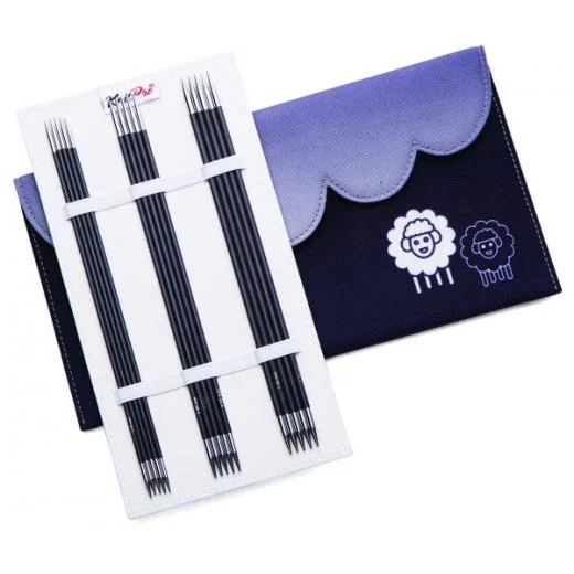 Nadelset Nadelspiele 15 cm Set 2,00 - 4,00 mm - KnitPro Karbonz
