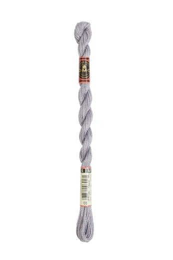 DMC Perlgarn Stärke 5 - 25m - 03 zinn mittel