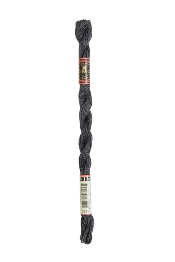 DMC Perlgarn Stärke 5 - 25m - 3799 zinngrau sehr dunkel