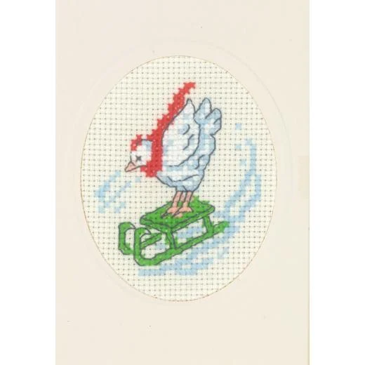 Permin of Copenhagen - Henne mit Weihnachtsmütze