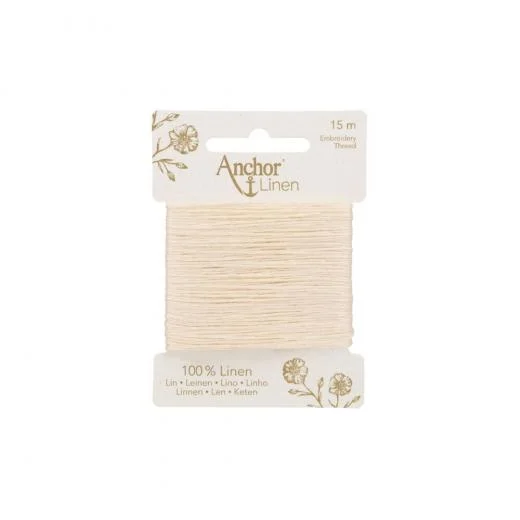 Anchor Linen 00002 Pearl - 100% Leinenstickgarn