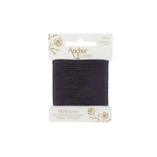 Anchor Linen 00008 Charcoal - 100% Leinenstickgarn