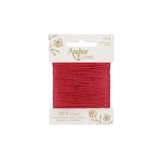 Anchor Linen 00017 Raspberry - 100% Leinenstickgarn
