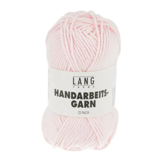 Handarbeitsgarn 12-fach Lang Yarns - rosa blass (Topflappenwolle)