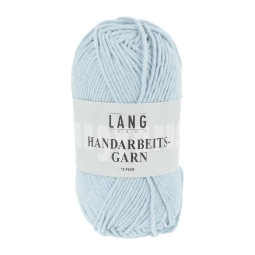 Handarbeitsgarn 12-fach Lang Yarns - himmelblau (Topflappenwolle)