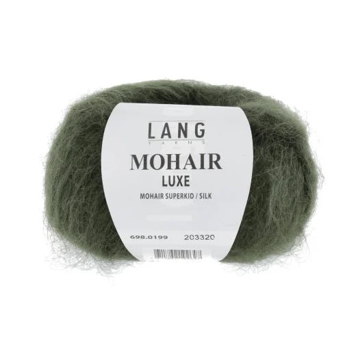 Mohair Luxe Lang Yarns - olive dunkel