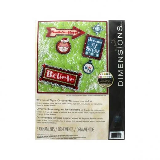 Dimensions - Whimsical Signs Ornaments (Ausverkauf)