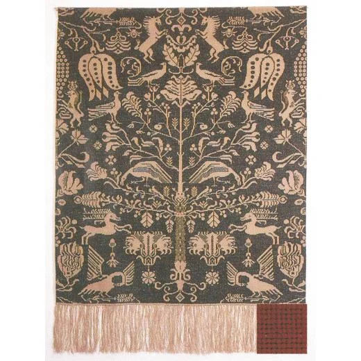 Permin of Copenhagen - Wandbehang Lebensbaum rot