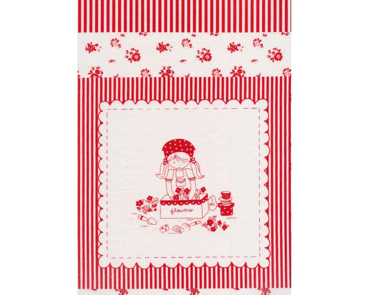 90-cm-Rapport Patchworkstoff THE SIMPLE LIFE, Kinderbilder, Riley Blake