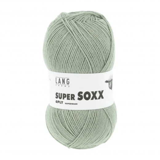 Super Soxx 6-fach Sockenwolle Lang Yarns - salbei